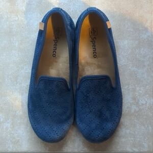 Spenco, Blue Suede loafer, size 9